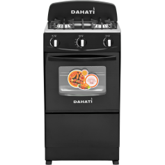 Газовая двухконфорочная плита DAHATI 2000-22B BLACK/STEEL чугунная решетка в Запорожье